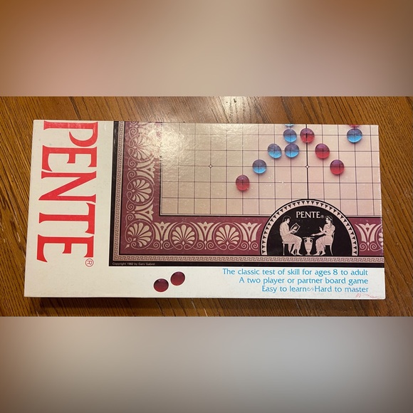 Other - Vintage 1982 By Gary Gabrel PENTE Classic Strategy Board Game-
